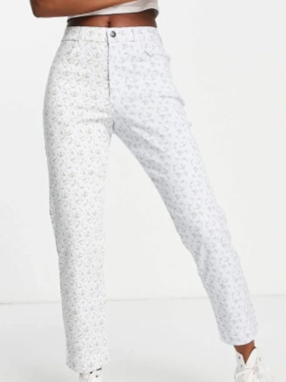 Hollister Jeans S Women's Spliced Tone Floral Ultra High Rise Stretchy Mom
